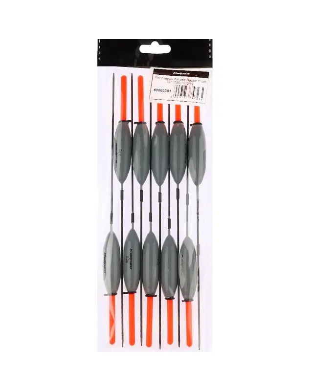 Поплавець Kalipso Raptor Float 1010020 (10шт) grey 2.0г