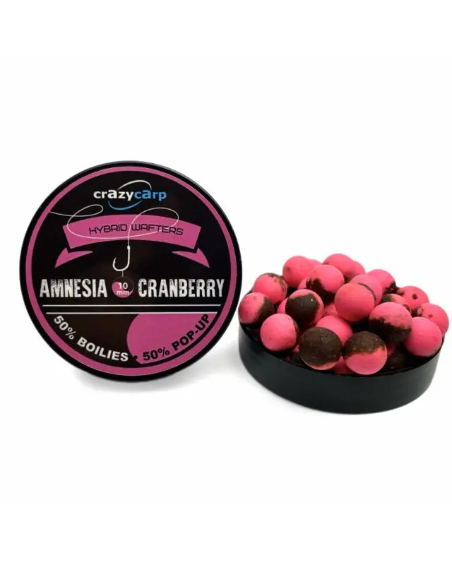 Бойли Crazy Carp Hybrid Wafters 10mm amnesia&cranberry(55)