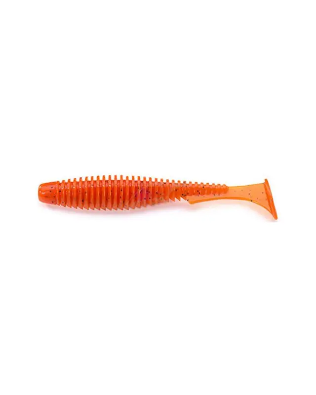 Силікон FishUp U-Shad 3" (9шт) 049 orange pump/black