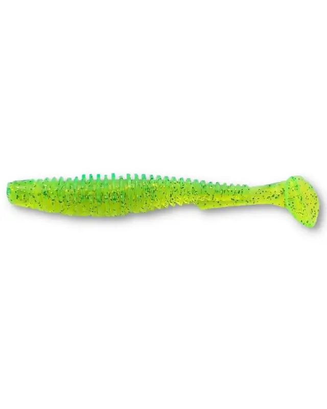 Силікон FishUp U-Shad 3" (9шт) 026 flo chart/green