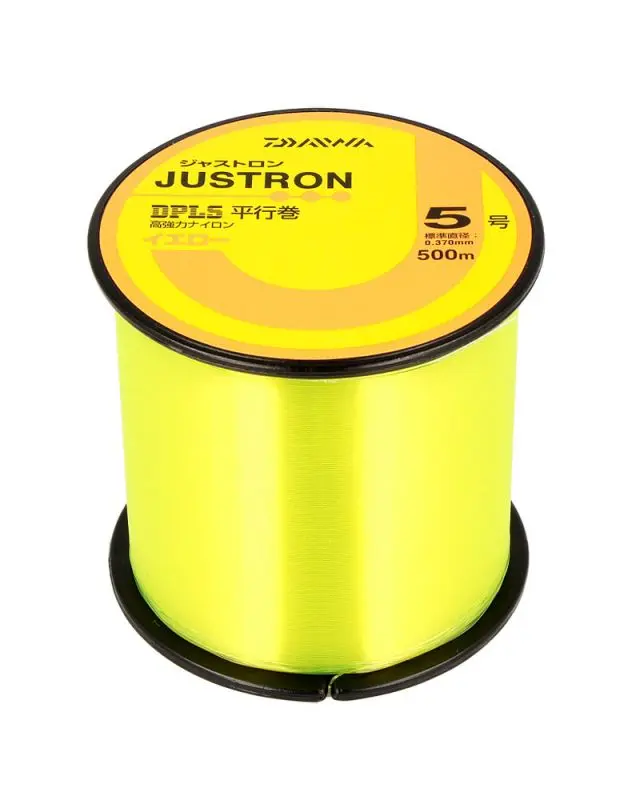 Леска Daiwa Justron DPLS 500m №4 0.330mm 16lb yellow 