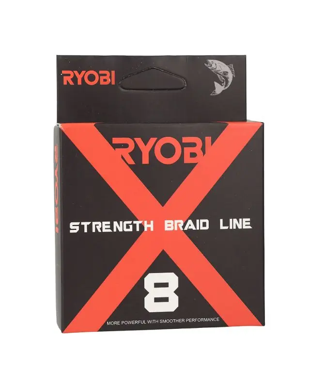 Шнур Ryobi Strength Braid 8X gray 150m №2.0
