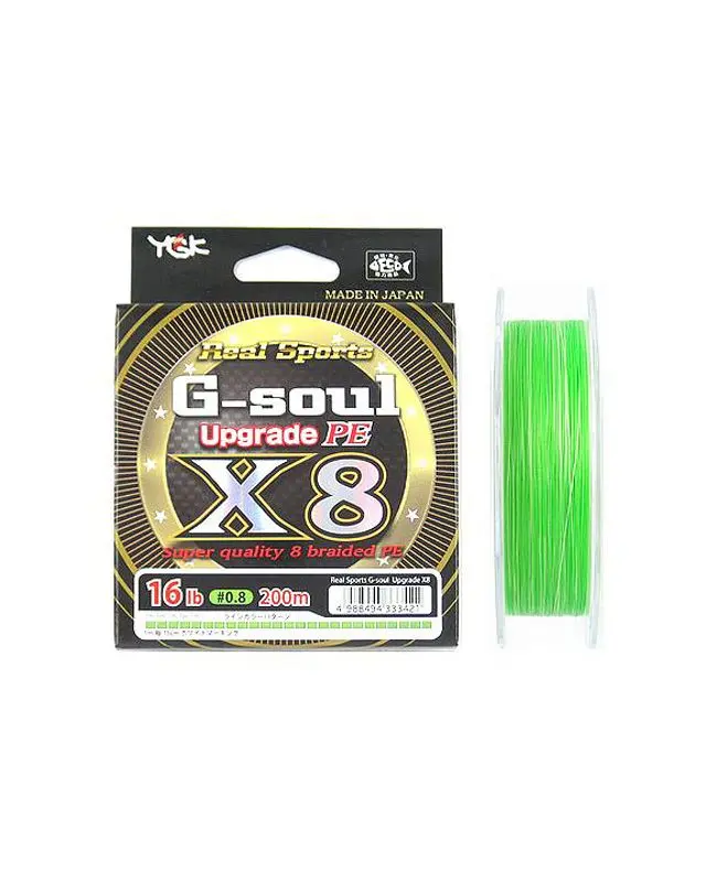 Шнур YGK G-Soul Upgrade X8 200m PE0.6 14lb