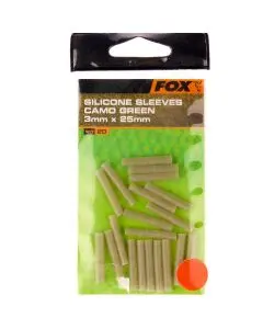 Трубка Fox Silicone Sleeves 3mm green CAC384
