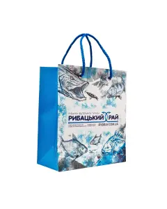 Пакунок Рибацький Рай подарунковий 21*24cm