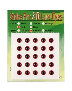 Глаза Strike Pro 3D для воблера 5mm