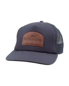 Кепка Simms Leather Patch Trucker anvil