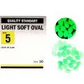 Намистинка Kalipso Light soft oval-№5(30)GR glow