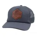 Кепка Simms Leather Patch Trucker Admiral blue