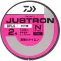 Волосінь Daiwa Justron DPLS 500m №2 0.235mm 8lb pink