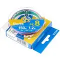 Шнур Gosen Roots X8 150m PE1.2 25lb multicolor 