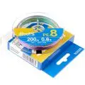 Шнур Gosen Roots X8 200m PE0.8 16lb multicolor