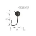 Мормишка Acoustic Baits вольфрам №12 0.6g black