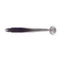 Силікон Lunker City Swimming Ribster 4" (10шт) 221 smoke purple pepper