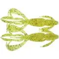 Силікон Keitech Crazy Flapper 2.4"(10шт)PAL 01 chartreuse red flk