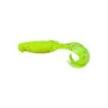Силікон Keitech Flapper Grub 4" (7шт) PAL 01 chartreuse red flake