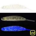 Силікон FishUp Aji Tanta 1.3" (10шт) 412 UV clear/chartreuse