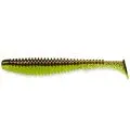 Силікон FishUp U-Shad 3.5"(8шт)203 green pumpkin/flo chartreuse