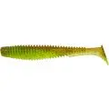 Силікон FishUp U-Shad 4"(8шт)204 green pumpkin/chartreuse