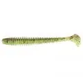 Силікон Keitech Swing Impact 4" (8шт) 401 green pumpkin/chart