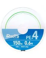 Шнур Gosen Roots X4 150m light green